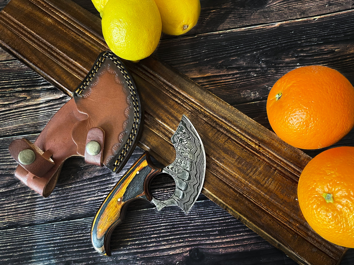 Blue Diamond Wood Alaskan-Style Ulu Knife