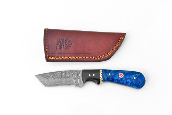 Midnight Fury Damascus Tanto Knife by Titan TK-125