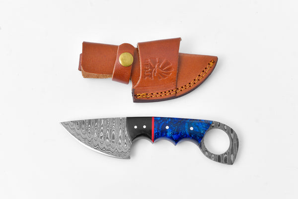 Midnight Voyager Damascus EDC Knife TK-124