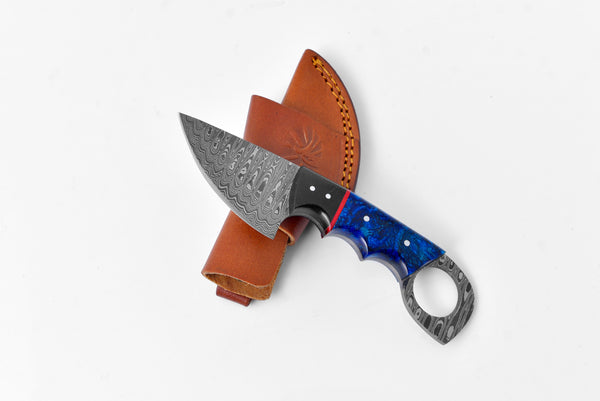 Midnight Voyager Damascus EDC Knife TK-124