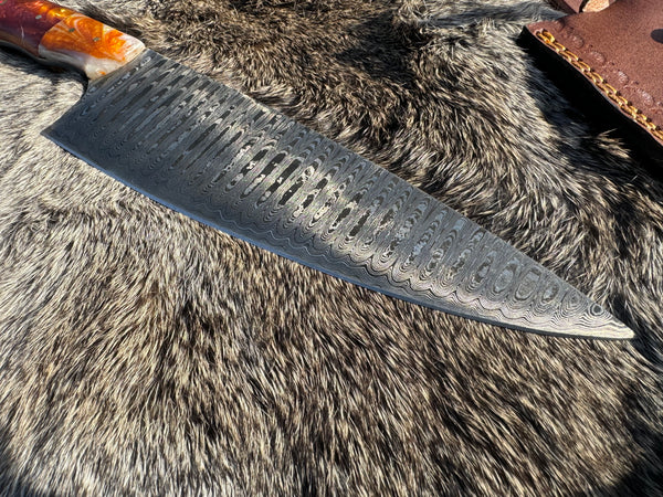 Damascus Steel Custom Cheff Knife TK-104