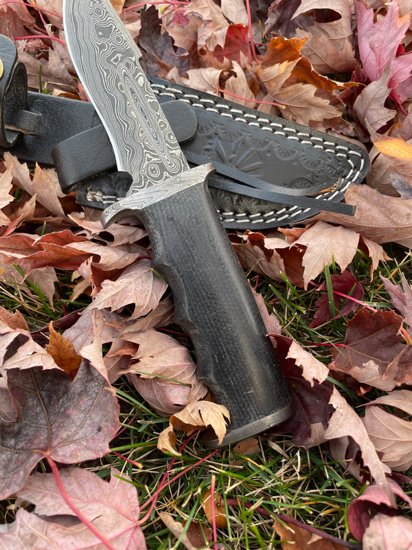 Darkwood Sentinel TK-211 Damascus steel hunting knife