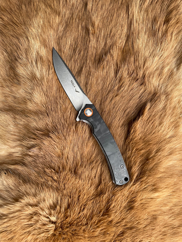 Tezla Mark Y Bearing Folding knife