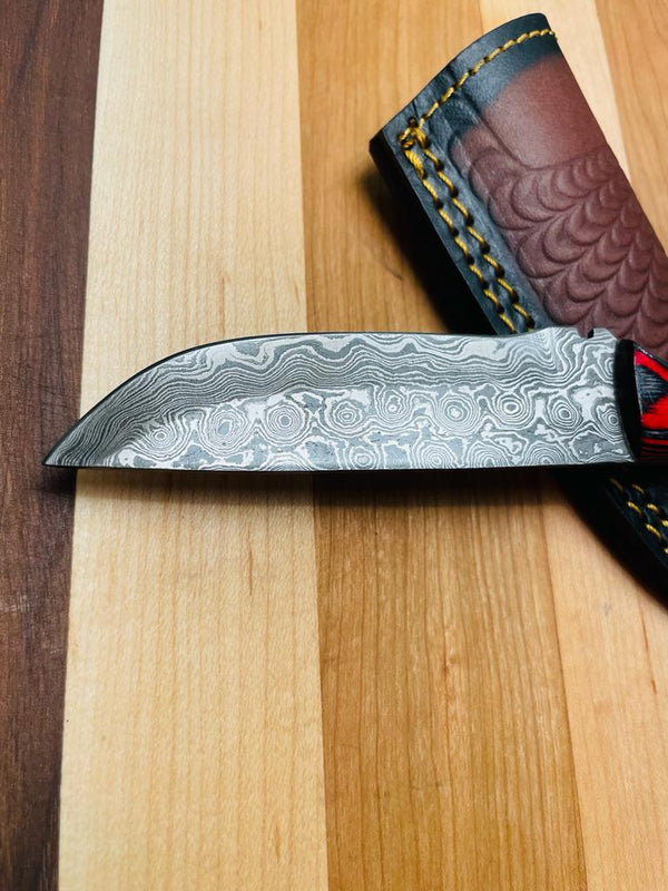 Damascus Steel Knife by Titan TK-084