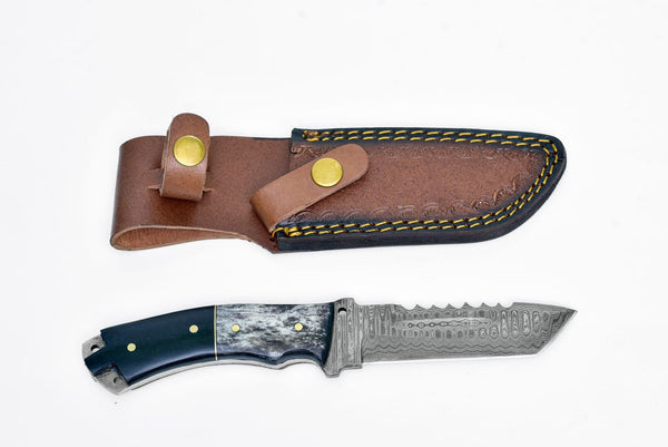 TD-039XM Damascus Steel Tanto Knife