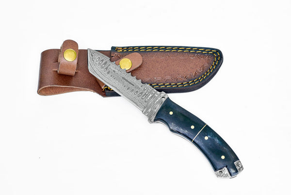 TD-039XM Damascus Steel Tanto Knife