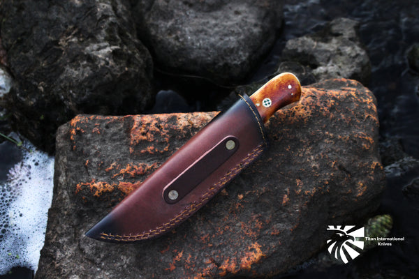 Custom /Titan Spade/ Damasucs Steel Hunting Knife